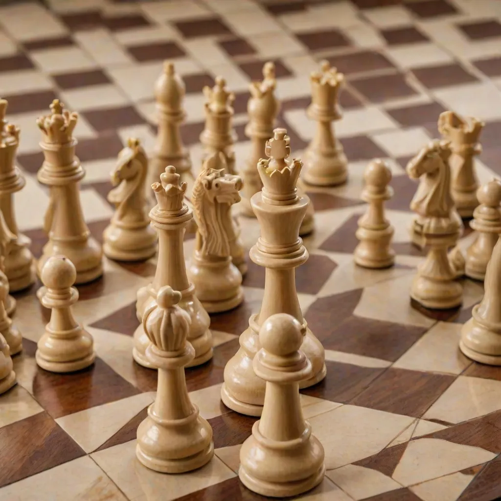 Jak wygląda ustawienie króla w szachach?